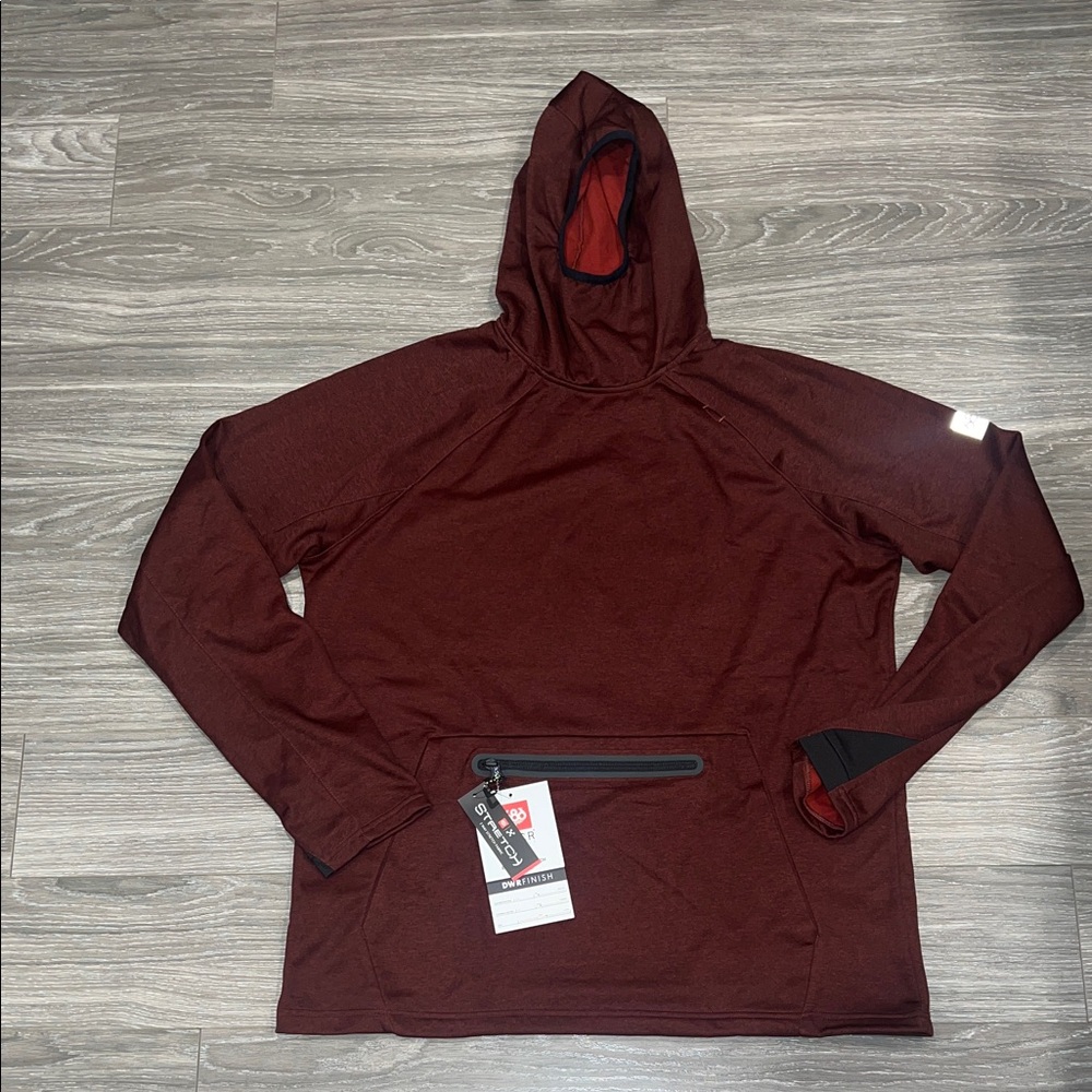 686 Burgundy Exploration fleece Hoodie. Size XL. NWT